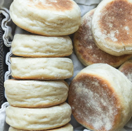 Sourdough English Muffins (6)